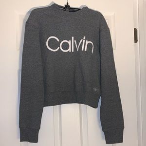 NWT Calvin Klein performance cropped sweatshirt